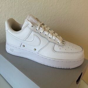Nike Air Force 1 All-White Sneakers